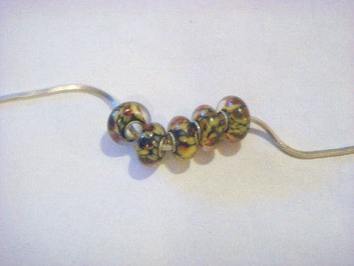 MURANO GLASS BEADS FOR BRACELETS OR PENDANTS A128
