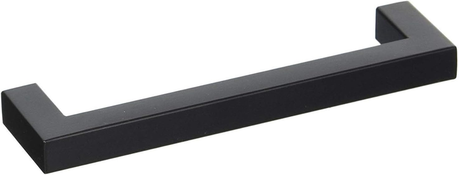 10 Pack Black Square Bar Cabinet Pull Drawer Handle Stainless Steel