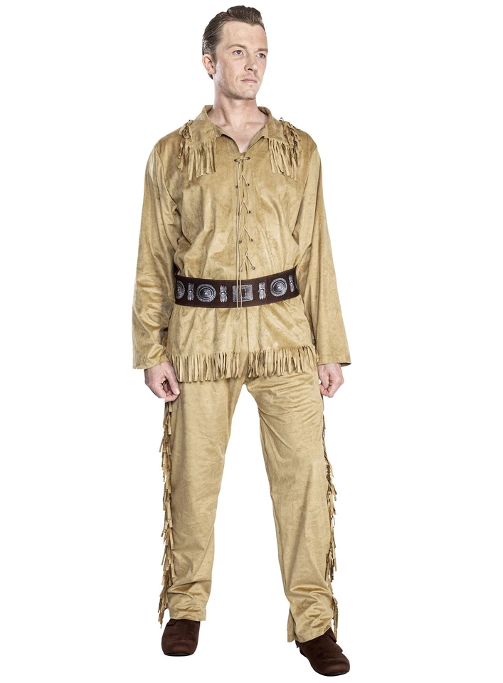 MASKWORLD Old Shatterhand Kostüm - Originalgetreues Kostüm des Blutsbruders von Winnetou