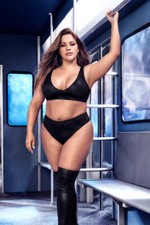 Mapale Faux Leather Crisscross Strap Two Piece Set Plus Size | Lingerie Set
