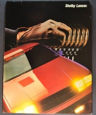 1987 Dodge Shelby Lancer Sales Brochure Folder Nice Original 87 1987 Dodge Shelby Lancer Sales Brochure Folder Nice Original 87