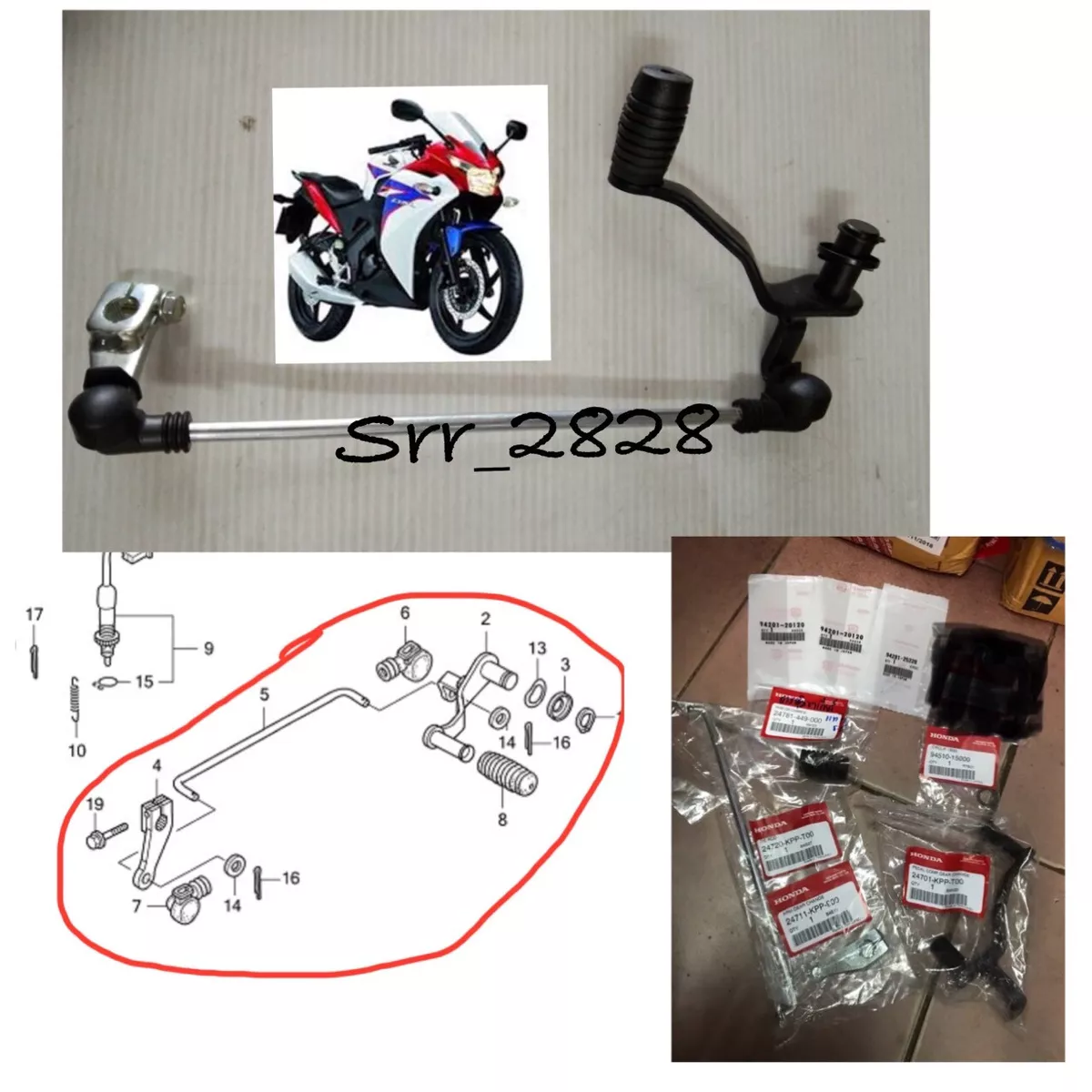 Gear cbr 150r deals