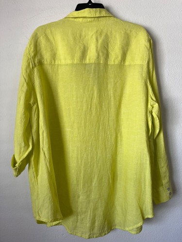 NWT Linen Front button Sigrid Olsen Multicolor Tunic Sz XL, 1X, 2X - Picture 9 of 17