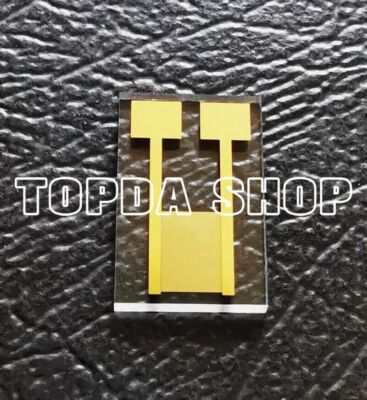 1PC 10micron Transparent Interdigital Electrode   Glass Capacitor Array #E1