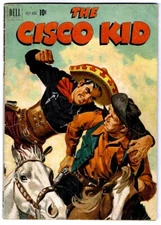 THE CISCO KID #4 in FN condition a 1951 Dell Golden Age western comic