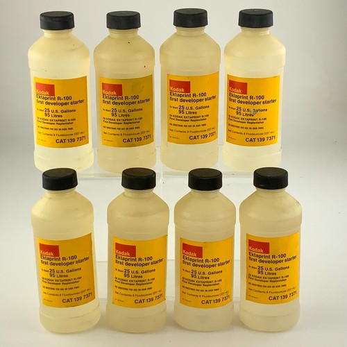 8 Vintage Kodak Ektaprint R-100 First Developer Starter CAT 139 7371 DD220