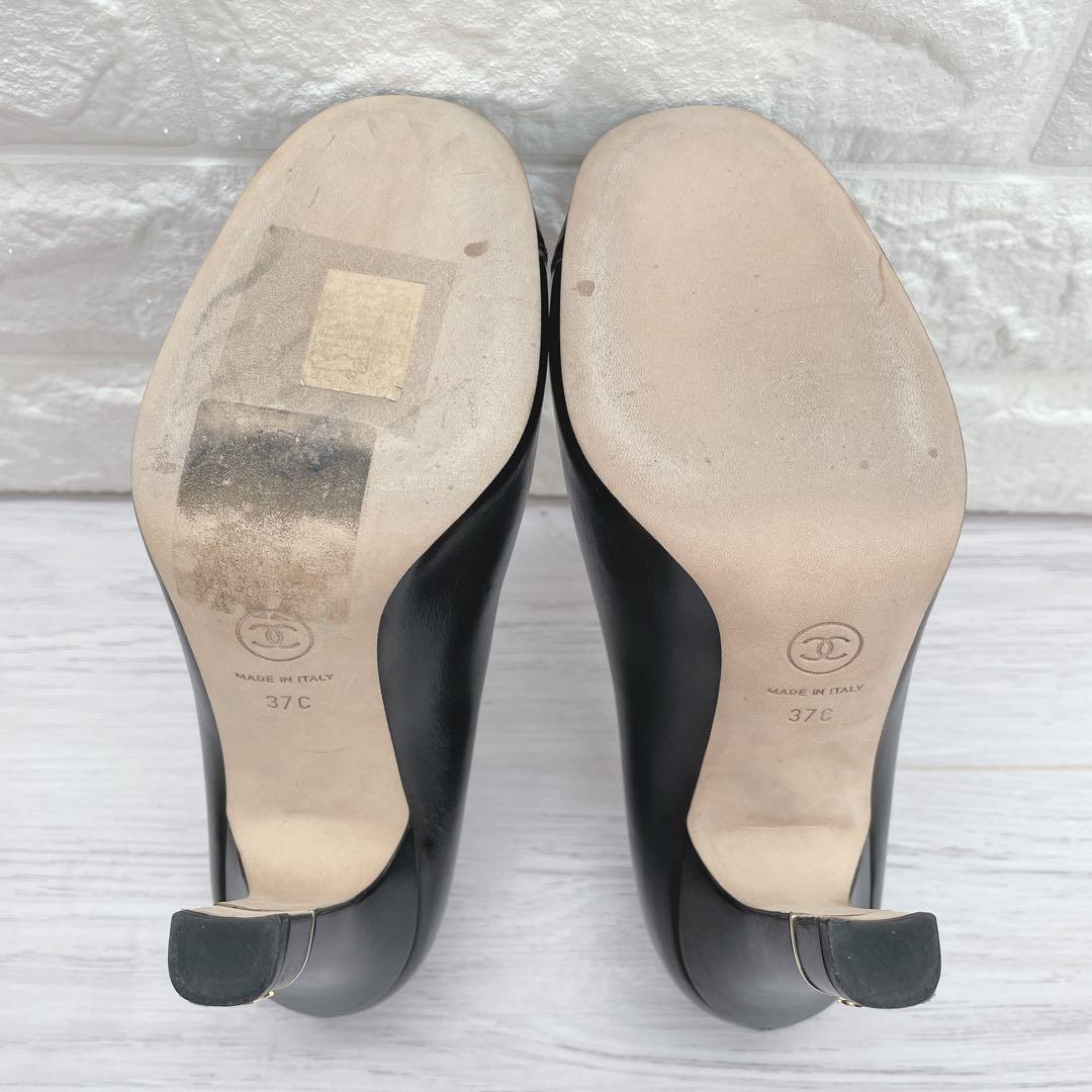 靴 CHANEL Coco Mark Pumps CHANEL] Chanel Cocomark pumps Pearl Sling Back 2021AW G37534