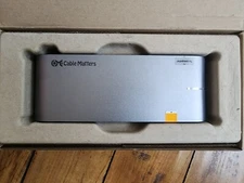 Cable Matters Dual  Monitor USB C Docking Station for MacBook Pro, Thunderbolt 4