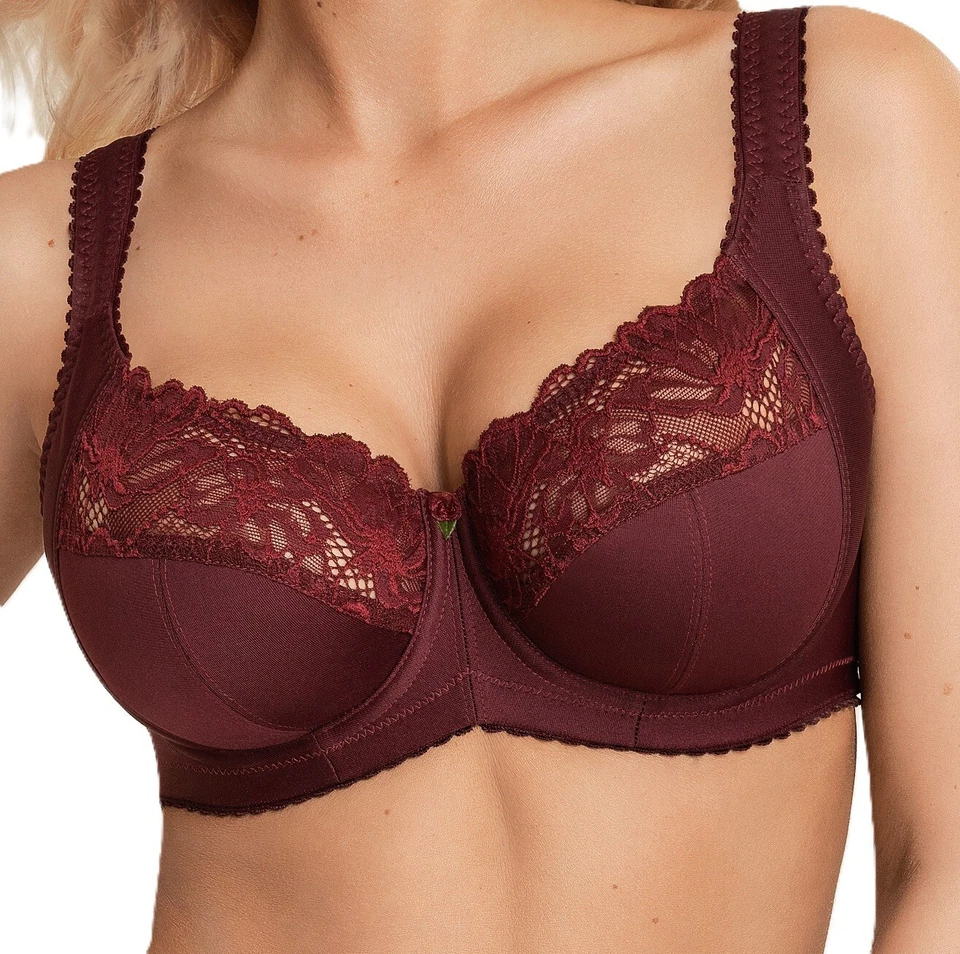 Bügel BH große Größen breite gepolsterte Träger Damen Dessous 75-115 B-J - Bild 4 von 4