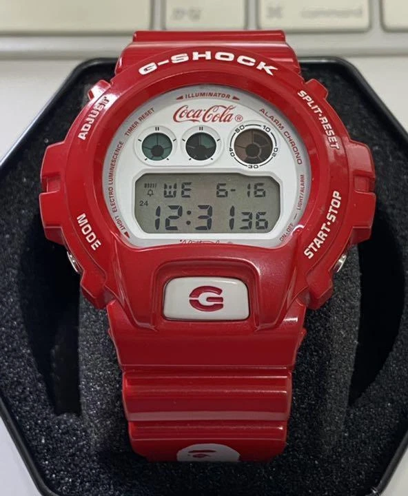 Casio G-shock Bape Coca Cola watch DW6900FS Red Bathing Ape Coke