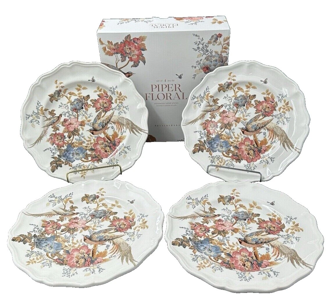 Pottery Barn Floral Dinnerware Plates