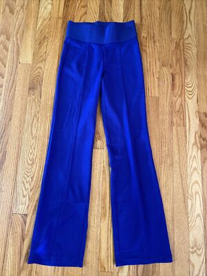 Nygard Slims Royal Blue Seamed Front Boot Wide Waist S 6-8 Short NWOT