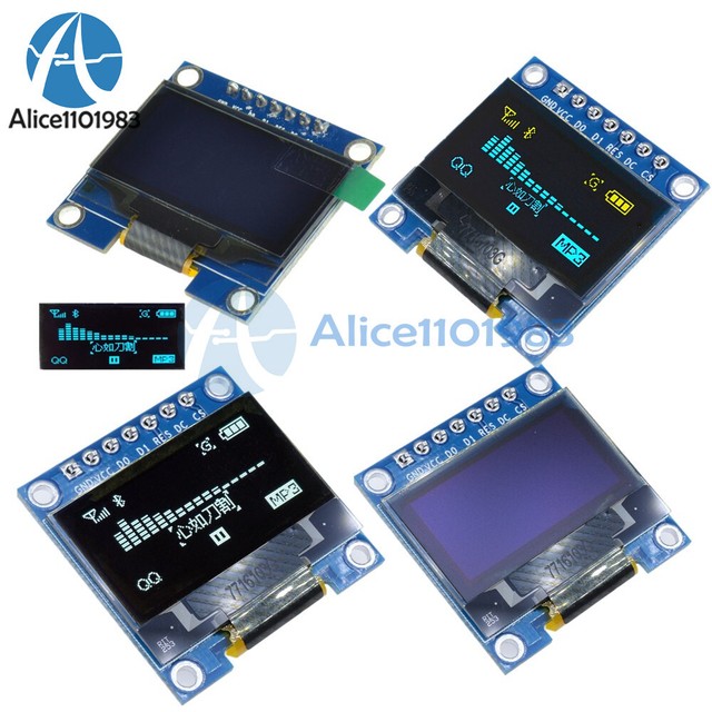 0.96"/1.3'' SPI Serial /128X64 OLED LCD Display Screen Module For Arduino UNO R3