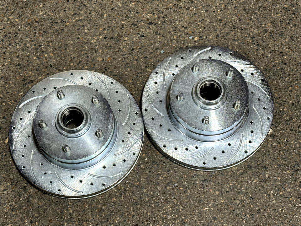 196472 Chevy Chevelle Black Wilwood Power Brake Conversion Kit Slotted