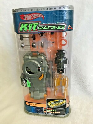New  2002 Mattel Hot Wheels K.I.T. Racing Interactive Tech RPM Yellow Car #1