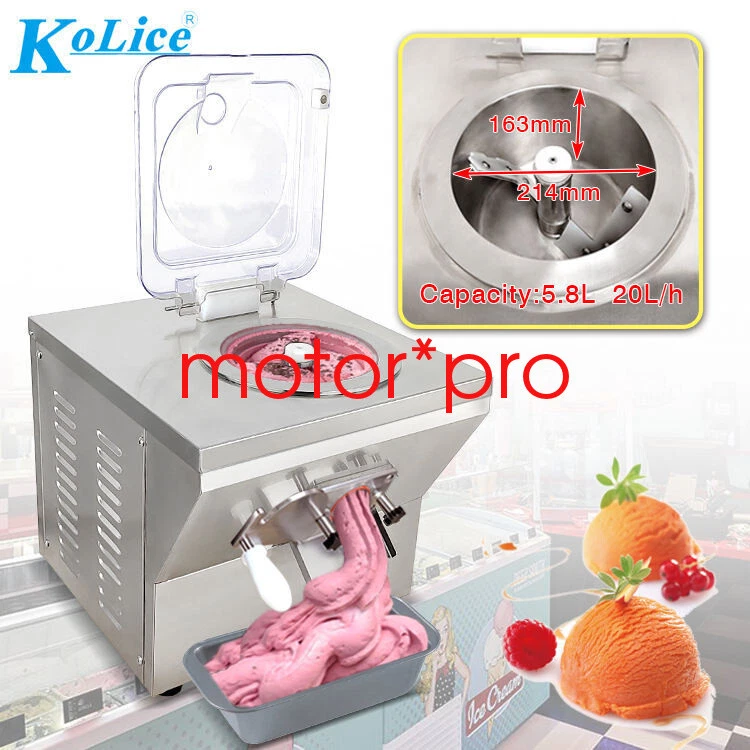 Desktop mini 20L/h ice cream maker machines fruit hard serve carpigiani Gelato