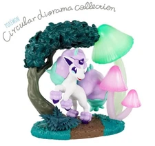 RE-MENT Pokemon Circular Diorama Collection Mini Figure Toy #3 Galarian Ponyta
