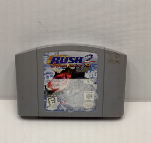 Rush 2 Extreme Racing NINTENDO 64 N64 Game AUTHENTIC - Tested! - Picture 1 of 3