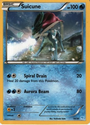 Pokemon XY Trainer Kit: Pikachu Libre & Suicune Suicune (14 #14/30