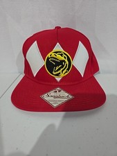 Snapback Mighty Morphin Power Rangers Red Ranger Hat 2016