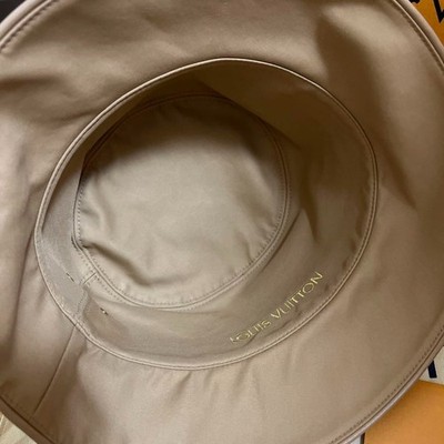 LOUIS VUITTON Bucket Hat Daily Glam Black Beige M7164M Reversible