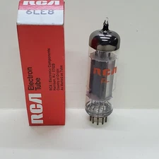 Vintage RCA Electron Tube 6LE8 New In Box Vacuum Radio Component Made In USA