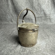 Vintage Castle Silver Plated On Copper Swing Top Cup 5 1/2”