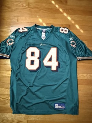 Chris Chambers Reebok Miami Dolphins NFL Authentic On-Field EQT Home Teal Jersey