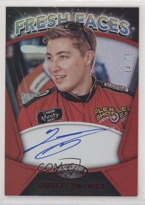 2018 Certified Fresh Faces Signatures Red 64/75 Garrett Smithley Auto 1u6