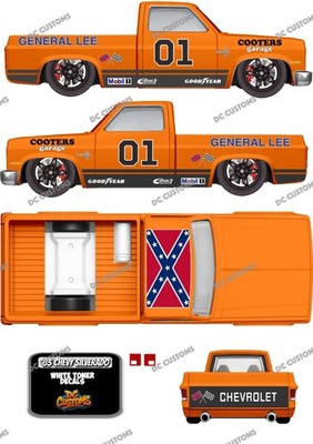 83 CHEVY SILVERADO (WHITE TONER) DECALS GENERAL