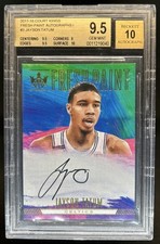 2017-18 Panini Court Kings Jayson Tatum Fresh Paint I Auto RC #FP1-JAT BGS 9.5