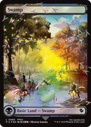 Swamp (Chocobo Track Foil) #0480 Commander: Final Fantasy