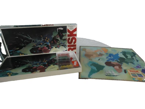 1980 PARKER BROTHERS RISK BOARD GAME NO. 0044 ( no instructions ) ^