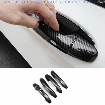 For Benz GLA GLB S-Class Carbon Fiber look Outer Side Door Handle Cover Trim