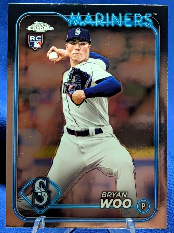~ Bryan Woo 2024 Topps Chrome RC  #172