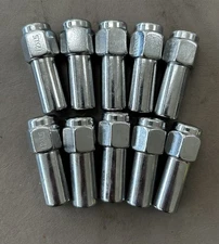 12x1.5 Chrome XL Mag Style Lug Nuts 10 Piece Kit