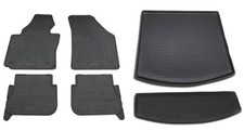 Gummi Kofferraumwanne Fußmatten für VW Touran 1T 2003-2015 Set Passform Matten