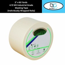 16 Rolls Masking Adhesive Tape, 3" x 60 Yards, 4.72 Mil for General Use