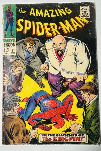 Amazing Spider Man #51 2nd Appearance Of Kingpin! VG
