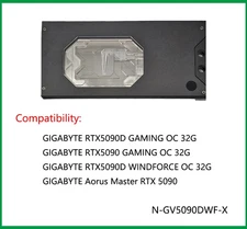 Granzon GPU Water Block For GIGABYTE RTX5090D GAMING / WINDFORCE OC 32G