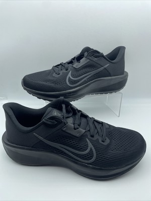 Original Nike Quest 6 Schuhe  (Herren Größe: UK 8,5 EUR 43) Schwarz / Rauchgrau