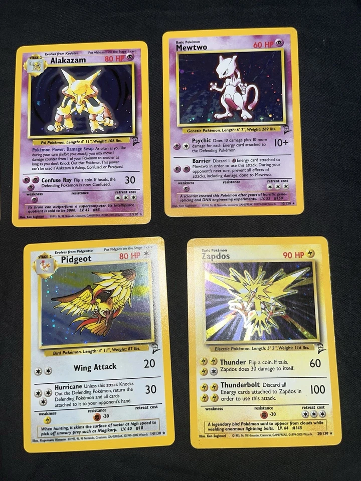 Pokemon Base Set Two Holo Lot Of 6 - Conditions Vary - See Photos & Read! - Image 3 of 4