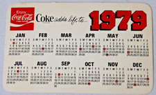 Calendario billetera de bolsillo Coca Cola 1983