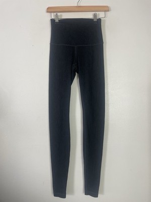 Lululemon Align High Rise Pant Black Snakeskin Print Leggings - Gr. XS / UK 6 - 8