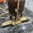 Rare Vintage Jewish /  Judaism / Hebrew MENORAH Shalom / Peace - Electric Lamp — photo 4