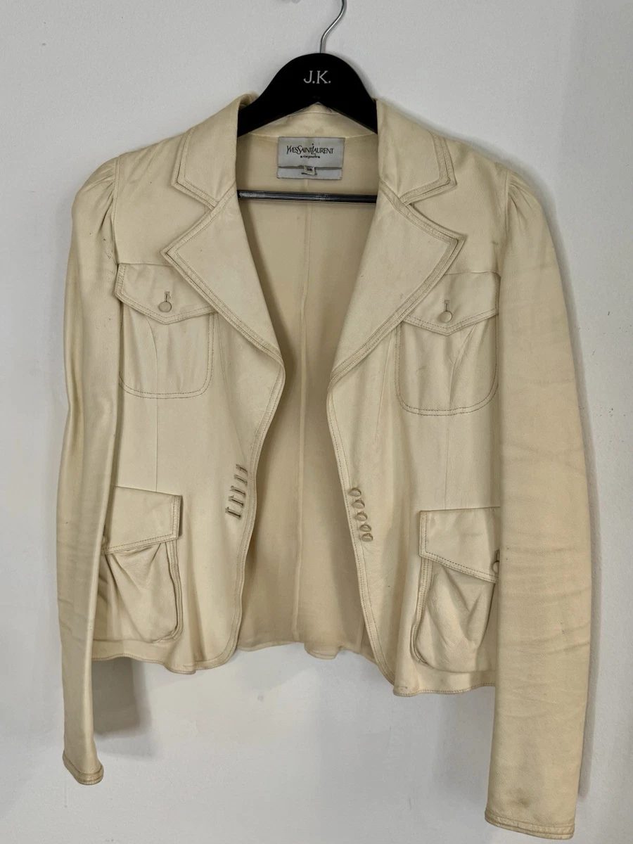 Saint Laurent White Coats, Jackets & Vests for Women for sale | eBay