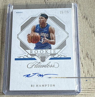2020-21 Panini Flawless RJ Hampton Rookie Auto /25 #FRA-RJH Magic RC Autograph 