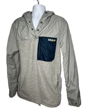 Thirty Two Men’s Snowboarding Fleece Jacket Lightweight Gray Medium