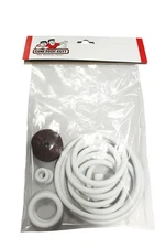 Genco Tri-Score Pinball Machine Replacement Repair Rubber Ring Kit White