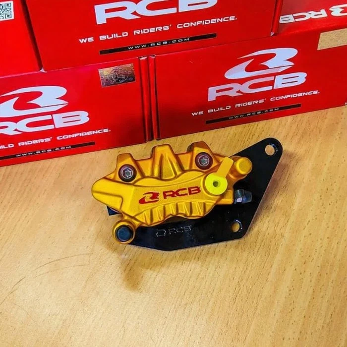 PINZA FRENO RCB S26 DELANTERA Y TRASERA YAMAHA NMAX155 GPD155 COLOR ROJO Foto 3 de 3